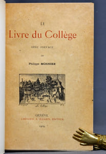 Le livre du Collège, avec préface.