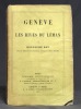 Genève et les rives du Léman.. REY Rodolphe: