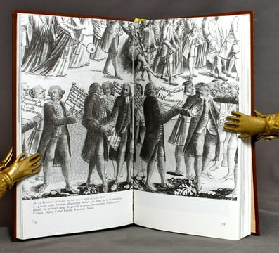 Album Les écrivains de la Révolution. Iconographie choisie et commentée par Pierre Gascar.. GASCAR Pierre: