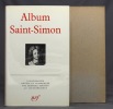 Album Saint-Simon. Iconographie réunie et commentée par Georges Poisson.. [SAINT-SIMON] POISSON Georges: