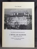 Une demeure patricienne genevoise: L'Hôtel de Saussure (angle Tertasse-Cité). Esquisse d'une notice historique et architecturale.. BERTRAND Pierre: