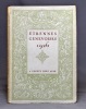 Etrennes genevoises 1926.. RIVOIRE Emile; WERNER Georges; MAIRE Marguerite; BLONDEL Louis; FERRIER Jean-P.; BURNET E. L.; MARTIN Paul E.; GAUDY-LE ...