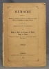 Mémoire adressé à Monsieur le Président et à Messieurs les membres du conseil d'Etat de la République et Canton de Genève au sujet de la demande de ...