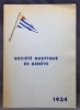 Société Nautique de Genève. Annuaire 1934.. 