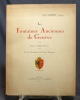 Les fontaines anciennes de Genève.. LAMBERT André; RIVOIRE Emil (préf.); REVERDIN Francis (notice historique):