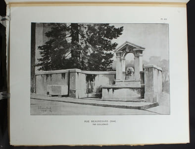 Les fontaines anciennes de Genève.