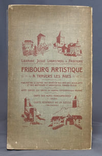 Plan de la ville de Fribourg et des environs.