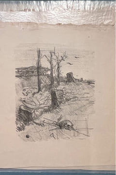 Au pied du Sinaï.. TOULOUSE-LAUTREC Henri de; CLEMENCEAU Georges: