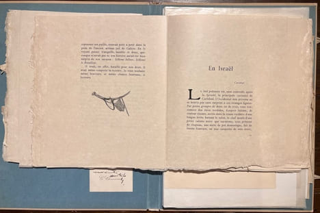 Au pied du Sinaï.. TOULOUSE-LAUTREC Henri de; CLEMENCEAU Georges: