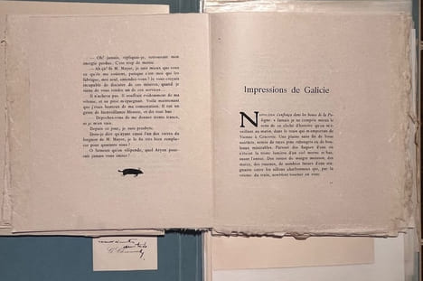 Au pied du Sinaï.. TOULOUSE-LAUTREC Henri de; CLEMENCEAU Georges: