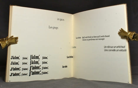 Conversation-sinfonietta. Essai d'orchestration typographique par Massin réalisé avec la collaboration du studio Hollenstein.. TARDIEU Jean: