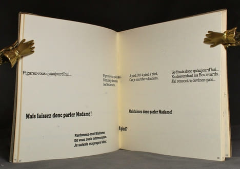 Conversation-sinfonietta. Essai d'orchestration typographique par Massin réalisé avec la collaboration du studio Hollenstein.. TARDIEU Jean: