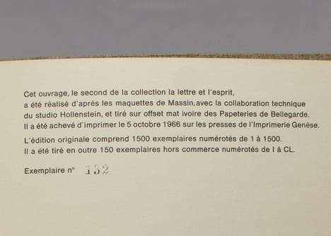 Conversation-sinfonietta. Essai d'orchestration typographique par Massin réalisé avec la collaboration du studio Hollenstein.. TARDIEU Jean: