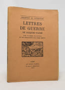 Lettres de guerre. par VACHE Jacques; BRETON André (intro): - Image 1