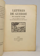 Lettres de guerre. par VACHE Jacques; BRETON André (intro): - Image 3