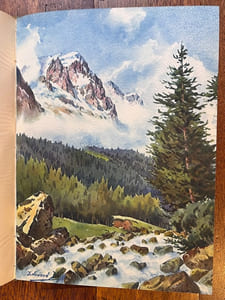 La chaîne du Mont-Blanc.