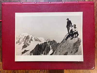 La chaîne du Mont-Blanc.