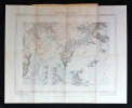 Carte Vallot: Carte du Massif du Mont-Blanc à l'échelle de 1: 20.000e. Feuille Grands Mulets.. VALLOT Charles, Henri et Joseph: