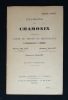 Carte Vallot: Environs de Chamonix, extraits de la Carte du Massif du Mont-Blanc à l'échelle de 1: 20.000e. Edition touristique.. VALLOT Charles, ...