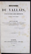 Histoire du Vallais, avant et sous l'ère chrétienne jusqu'à nos jours. par BOCCARD [François]: - Image 2