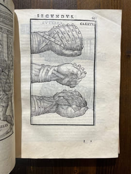 Hieronymi mercurialis de arte gymnastica libri Sex, in quibus exercitationum omnium vetustarum genera, loca, modi, facultates, & quidquid denique ad ...