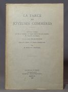 La farce des joyeuses commères. Librement traduite en vers et en prose, en langue noble et en style familier, de l’anglais du fameux Guillaume Shakspeare [sic] pour être adaptée au trétau contemporain, par M. René-Louis Piachaud. par SHAKESPEARE [William] Guillaume; PIACHAUD René-Louis (trad. et adapt.): - Image 1