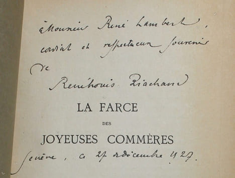 La farce des joyeuses commères. Librement traduite en vers et en prose, en langue noble et en style familier, de l’anglais du fameux Guillaume ...