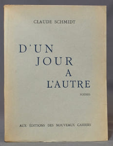 D'un jour à l'autre. Poèmes.