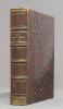 Relations de la Cour de Sardaigne et de la République de Genève depuis le traité de Turin jusqu'à la fin de l'Ancien Régime. 1754-1792.. DU BOIS-MELLY ...