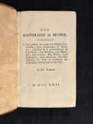 Les souverains du monde. Ouvrage qui fait connoitre la généalogie de leurs maisons, l'étendue & le gouvernement de leurs estats, leur religion, leur revenus, forces, titres, prétentions, armoiries, avec l'origine historique des pièces qui les composent, & le lieu de leur résidence. Avec un catalogue des auteurs qui en ont le mieux écrit. Le tout conduit jusqu'au temps présent. par [BRESLER Ferdinand-Louis]: - Image 3