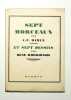 Sept morceaux et sept dessins.. RAMUZ Charles Ferdinand; AUBERJONOIS Ren&eacute;: