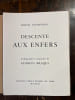 Descente aux enfers. Lithographies originales de Georges Braque.. BRAQUE Georges; JOUHANDEAU Marcel: