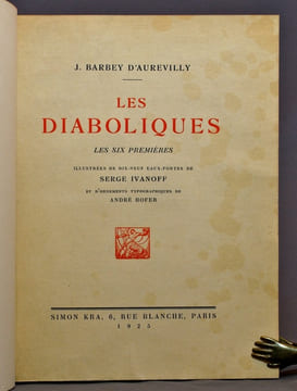 Les Diaboliques.. BARBEY D'AUREVILLY Jules:
