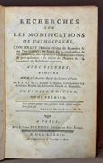 Recherches sur les modifications de l'atmosphère, contenant l'histoire critique du baromètre & du thermomètre, un traité sur la construction de ces instruments, des expériences relatives à leurs usages, & principalement à la mesure des hauteurs & à la correction des réfractions moyennes. par DE LUC Jean André: - Image 2