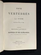 Histoire naturelle des reptiles et des batraciens [Suivi de] Appendice au vol. I. de la Faune des vertébrés de la Suisse. par FATIO Victor: - Image 1