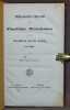 Allgemeiner Bericht des Eidgen&ouml;ssischen Oberbefehlshabers &uuml;ber die Bewaffnung und den Feldzug von 1847.. [DUFOUR Guillaume-Henri]: