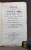 Cours de g&eacute;ographie historique ancienne et moderne et de sph&egrave;re. Revue, corrig&eacute;e et augment&eacute;e d'apr&egrave;s l'&eacute;tat actuel de l'Europe.. OSTERVALD [Fr&eacute;d&eacute;ric ...