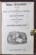 Manual Encyclopedico para uzo das Escolas d'Instrucção Primaria. par MONTEVERDE Emilio Achilles: - Image 2