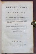 Déportation et naufrage de J. J. Aymé, ex-législateur, suivis du tableau de vie et de mort des déportés, à son départ de la Guyane, avec quelques observations sur cette Colonie et sur les Nègres. par AYME Jean-Jacques: - Image 2