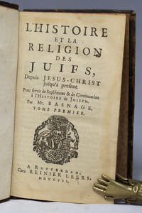L'histoire et la religion des juifs depuis Jésus-Christ jusqu'à présent. Pour servir de supplément & de continuation à l'Histoire de Joseph.