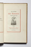 Le livre des sonnets. Dix dizains de sonnets choisis. par [COLLECTIF] BAUDELAIRE Charles; GAUTIER Théophile; et. al: - Image 2