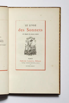 Le livre des sonnets. Dix dizains de sonnets choisis.. undefined