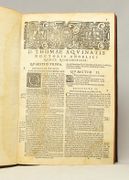 D. Thomae Aquinatis, […] Quæstiones quodlibetales quas nuperrime in hac editione, expunctis, quo ai eius fieri potuit, erroribus, et exacta cum praestantioribuscodicibus colattione facta, in hanc […] novam et elegantem formam redegimus. [relié avec]. Opuscula omnia Thomae de Vio Caietani […]. Nuperime hac nostra editione locupletiora, & quò ad eius fieri potuit, castigatiora, ad maiorem, etiam studiosorum commoditatem, in hac nouam redacta formam. par D'AQUIN Thomas; VIO Tommaso de, dit Cajétan: - Image 3