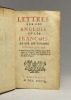 Lettres sur les anglais et les français, et sur les voyages.. [DE MURALT Béat; DESFONTAINES Pierre-François; BRUMOY]: