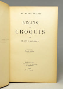 Récits et croquis.
