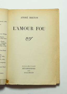 L’amour fou.. BRETON André: