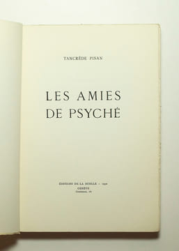Les amies de Psyché.. [OLTRAMARE Georges] PISAN Tancrède: