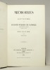 Mémoires et souvenirs de Augustin-Pyramus de Candolle, écrits par lui-même et publiés par son fils.. CANDOLLE Augustin-Pyramus de: