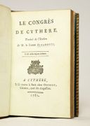 Le congrès de Cythère. par [ALGAROTTI Francesco]: - Image 4