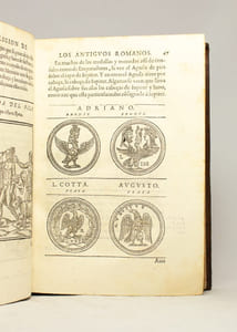 Los discursos de la religion, castramentación, assiento del Campo, Baños y exercicios de los Antiguos Romanos y Griegos. Traduzido en Castellano de la lengua Francesa por el Maestro Balthasar Perez del Castillo, Canónigo y natural de la ciudad de Burgos. [suivi de] Discurso del assiento del campo y disciplina militar de los antiguos romanos […].